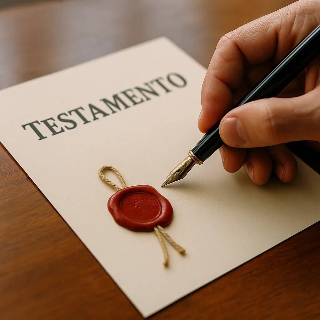 Foto editorial sobre testamento abierto - CentroLegal